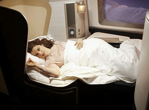 British Airways Luxurious First Class Cabin