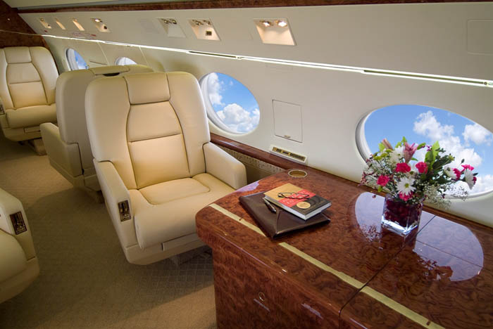 Interior Private Jet