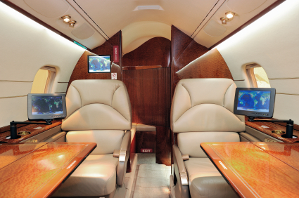 Private Jet Interior