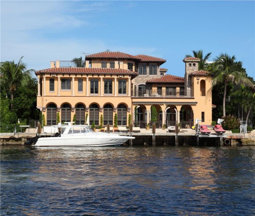 Tuscan-style Intracoastal Estate