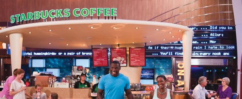 Allure of the Seas' Starbucks