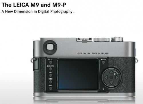 Leica M9 and M9-P Cameras Rear Side