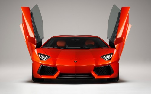 2012 Lamborghini Aventador LP700 4 Front View