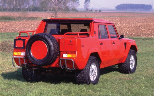 Lamborghini SUV Rear View