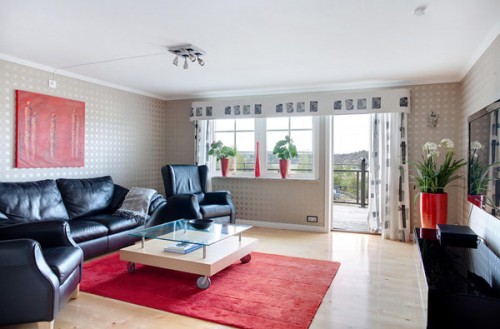 Modern Villa in Sweden Living Room