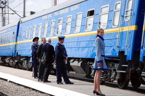 The Golden Eagle Trans-Siberian Express in Moscow, Russia