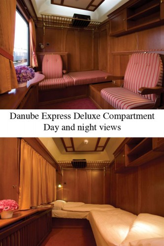 Danube Express - Deluxe Compartment Day and Night Views