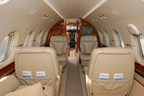 Hawker 850XP Interior