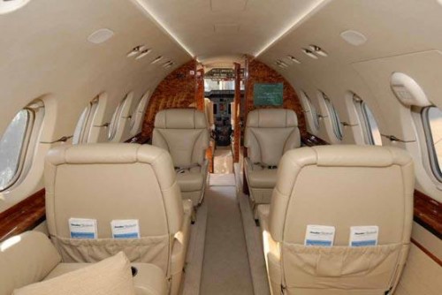 Hawker 850XP Interior