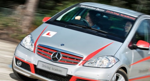 Mercedes-Benz Driving Academy vehicle